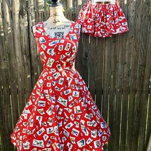 Custom mommy & me pinup dress set with pockets!